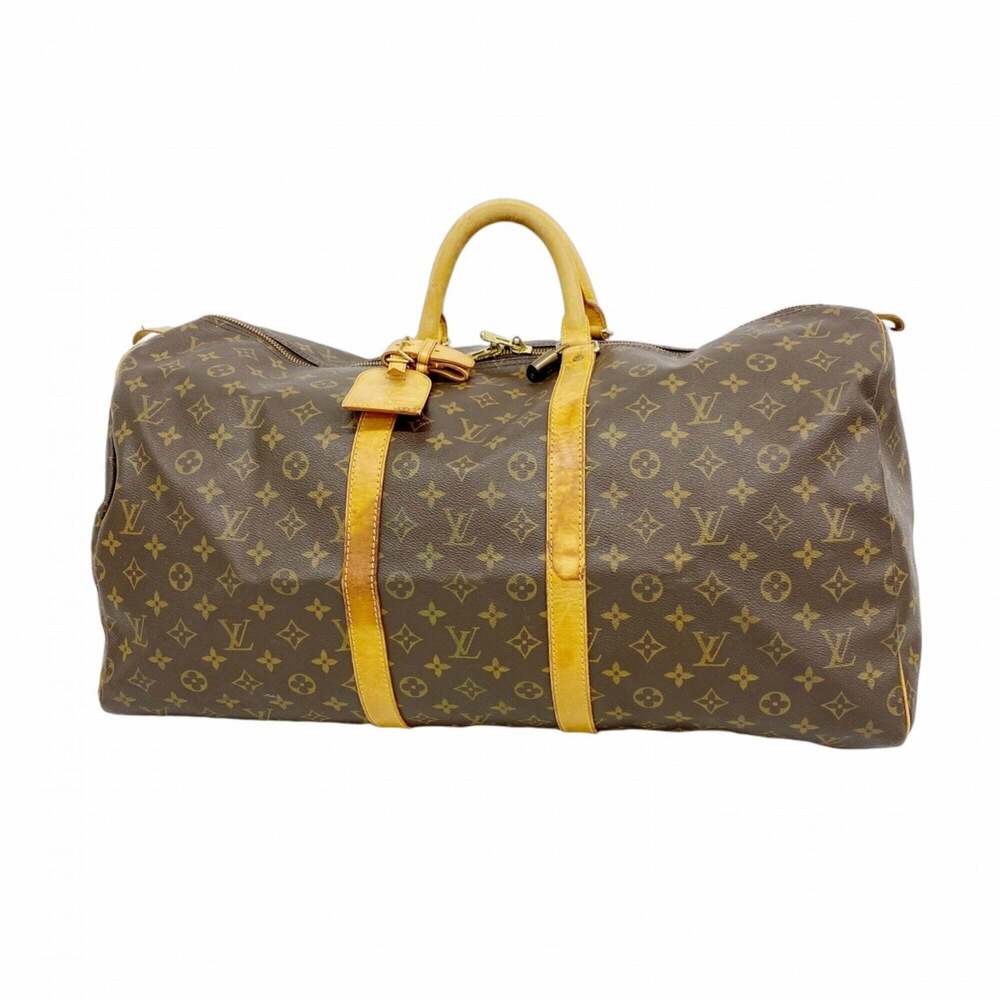 LOUIS VUITTON Brown Monogram Keepall 55 Boston Bag - Picture 1 of 11